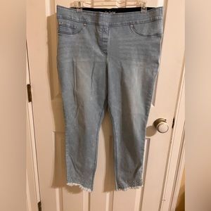 Jeans, stretchable. Ankle. XL.